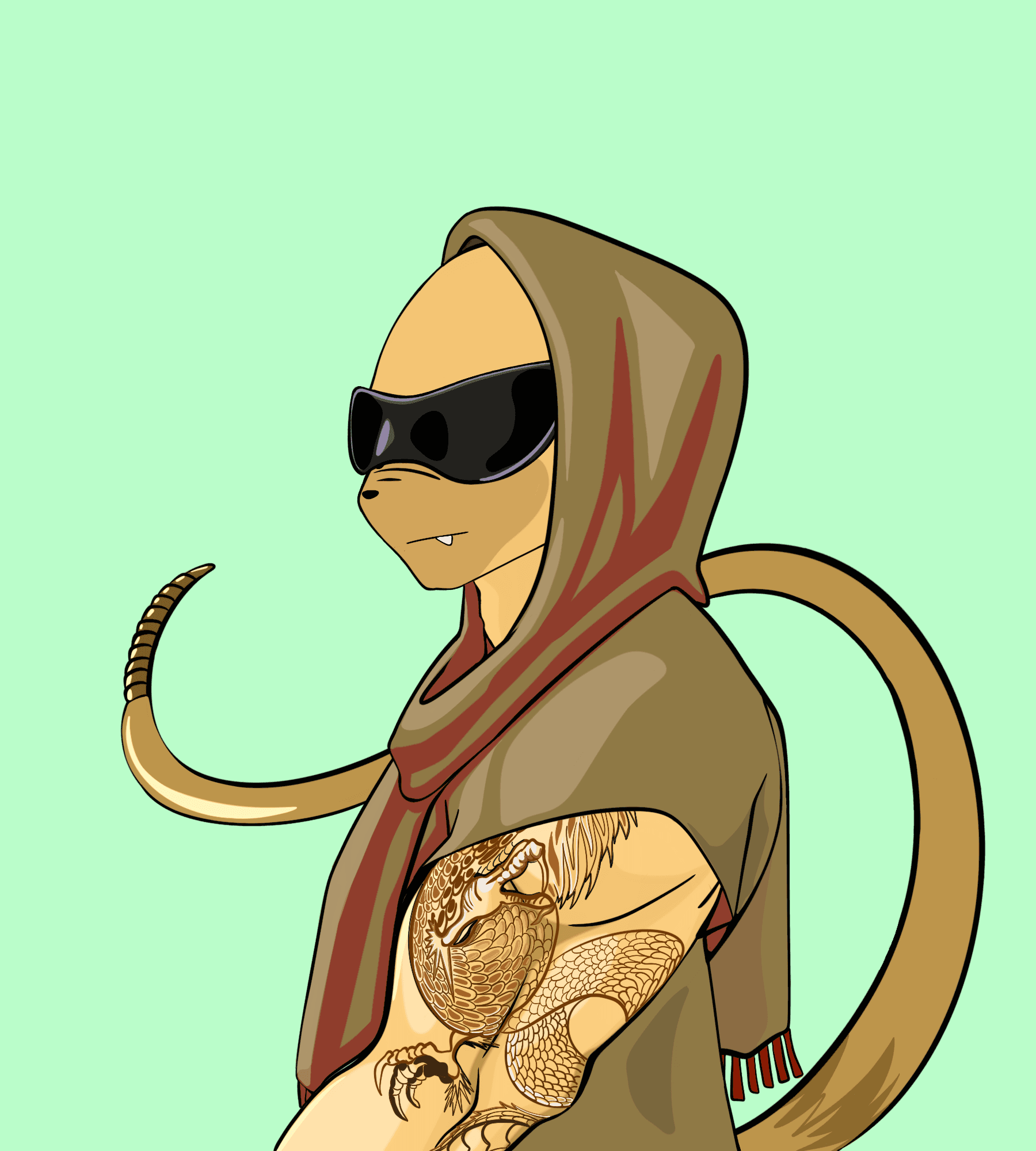 Hooded lizard NFT